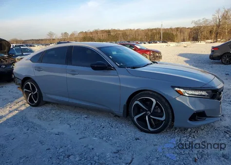 2021 Honda Accord Sport z USA, uszkodzony, nr VIN 1HGCV2F39MA027839